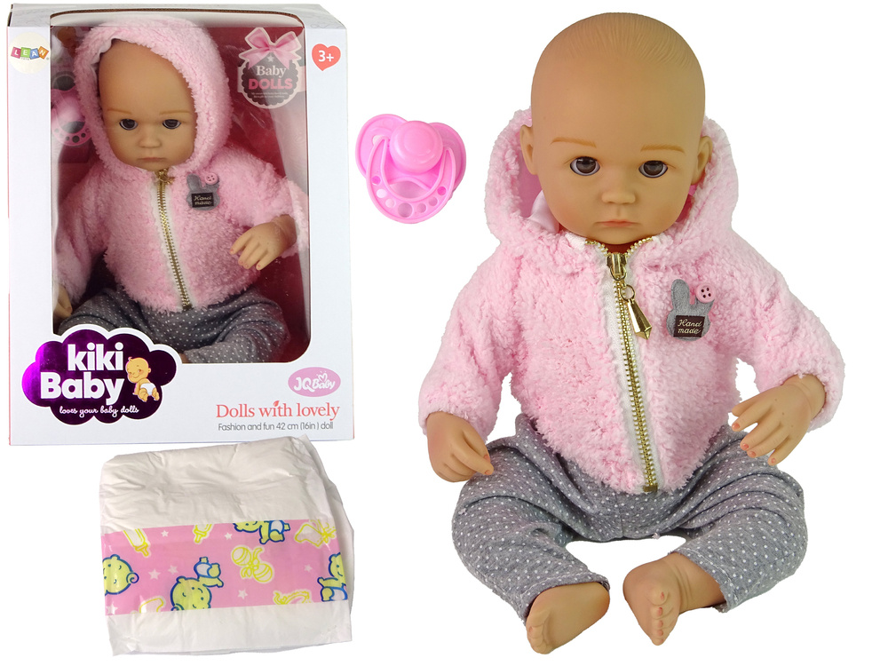 Lėlė mergaitėms leantoys, rožinė