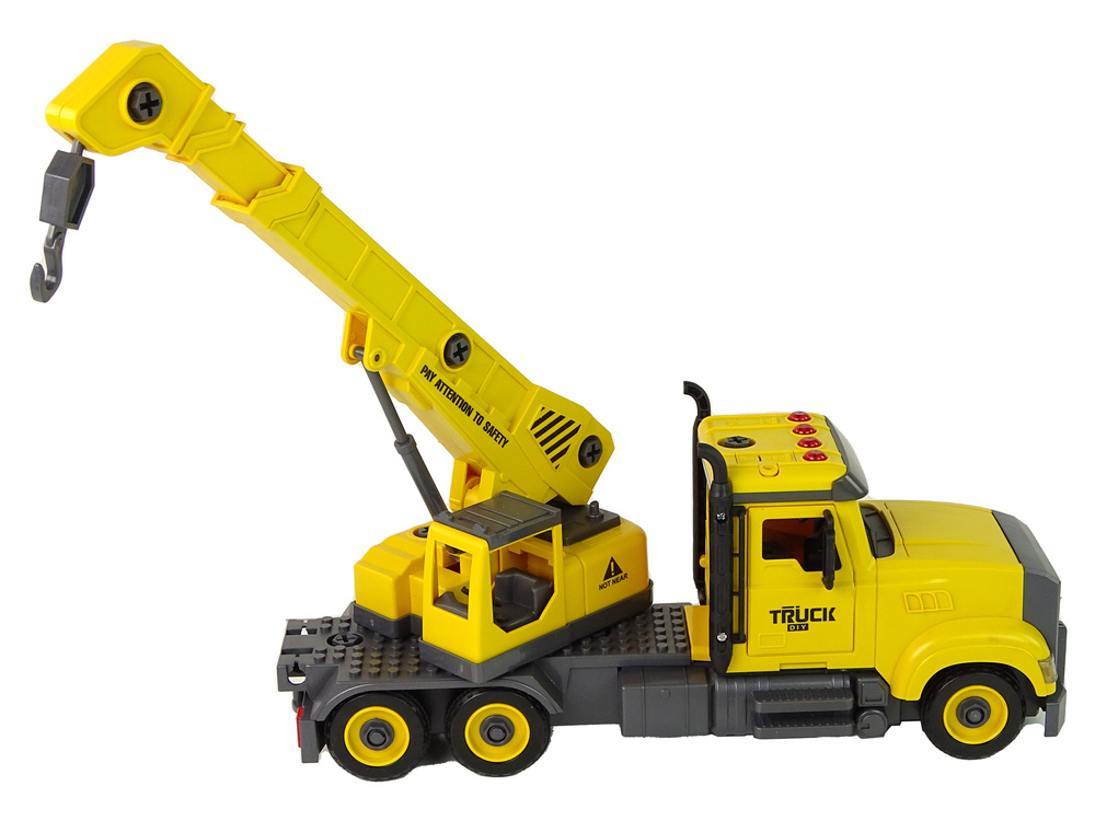 Žaislinis statybinis kranas lean toys