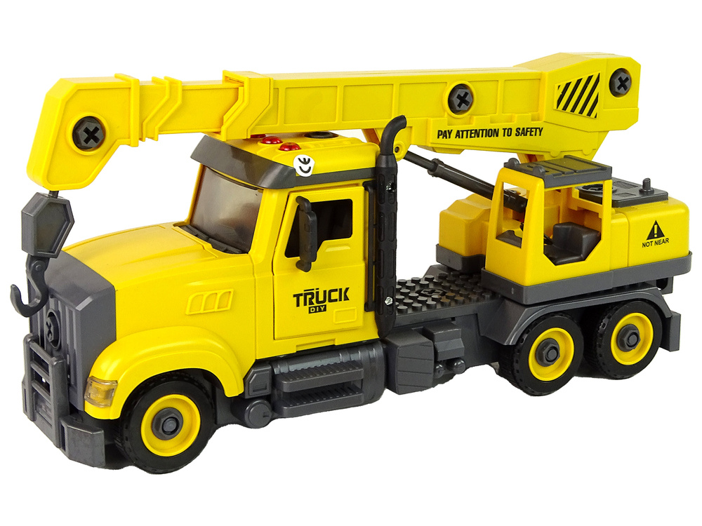 Žaislinis statybinis kranas lean toys