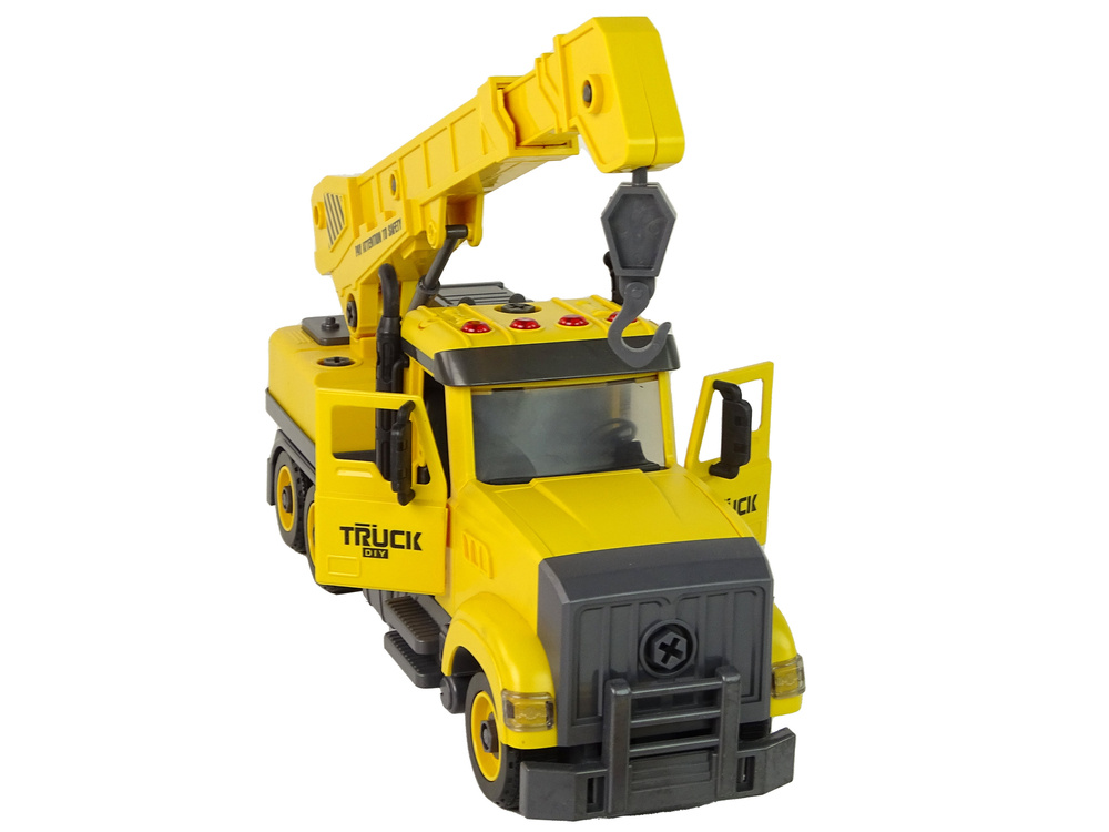 Žaislinis statybinis kranas lean toys