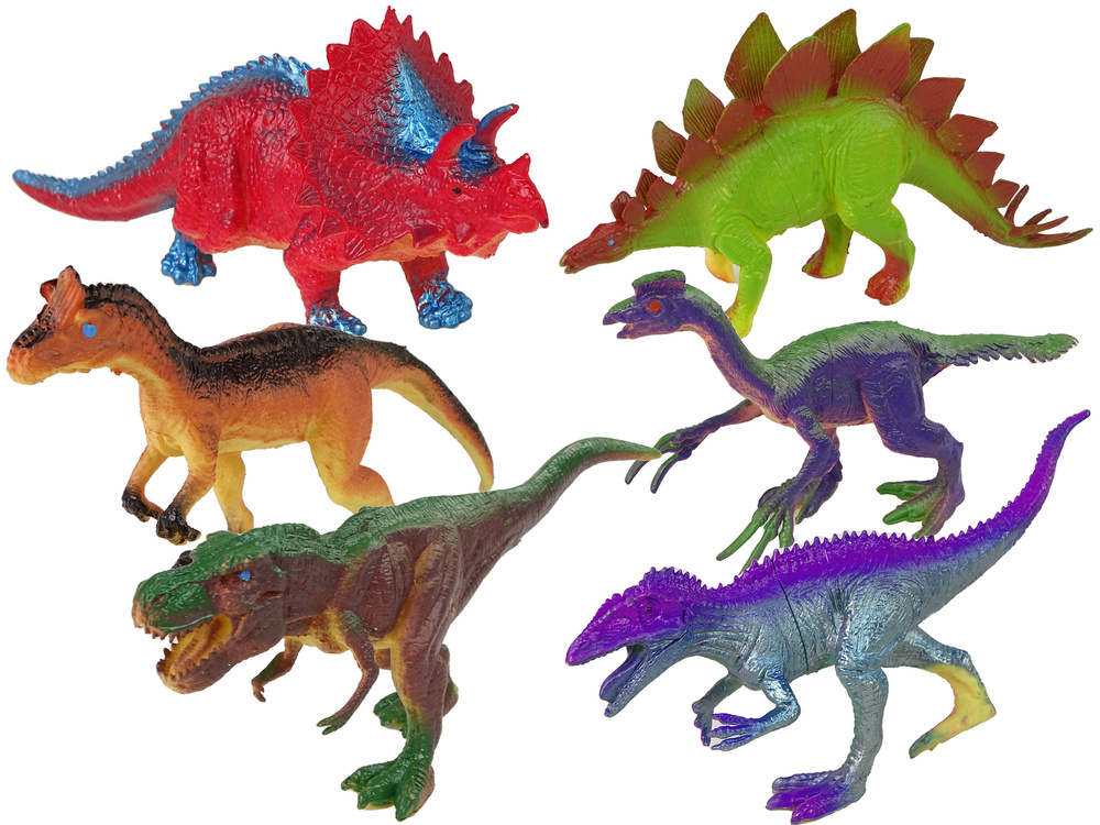 Figūrėlės dinozaurai lean toys, 6 vnt.