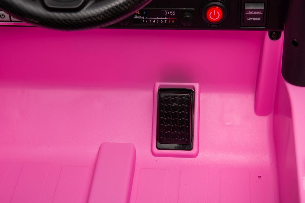 Vienvietis vaikiškas elektromobilis toyota fj lean cars, pink
