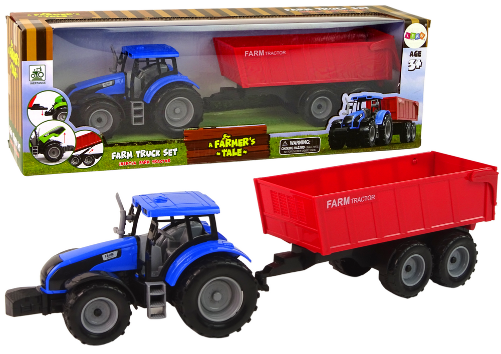 Traktorius su priekaba lean toys