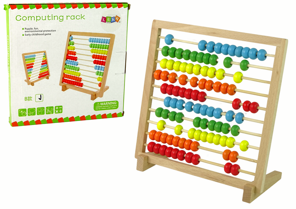 Spalvinga medine skaičiuokle lean toys