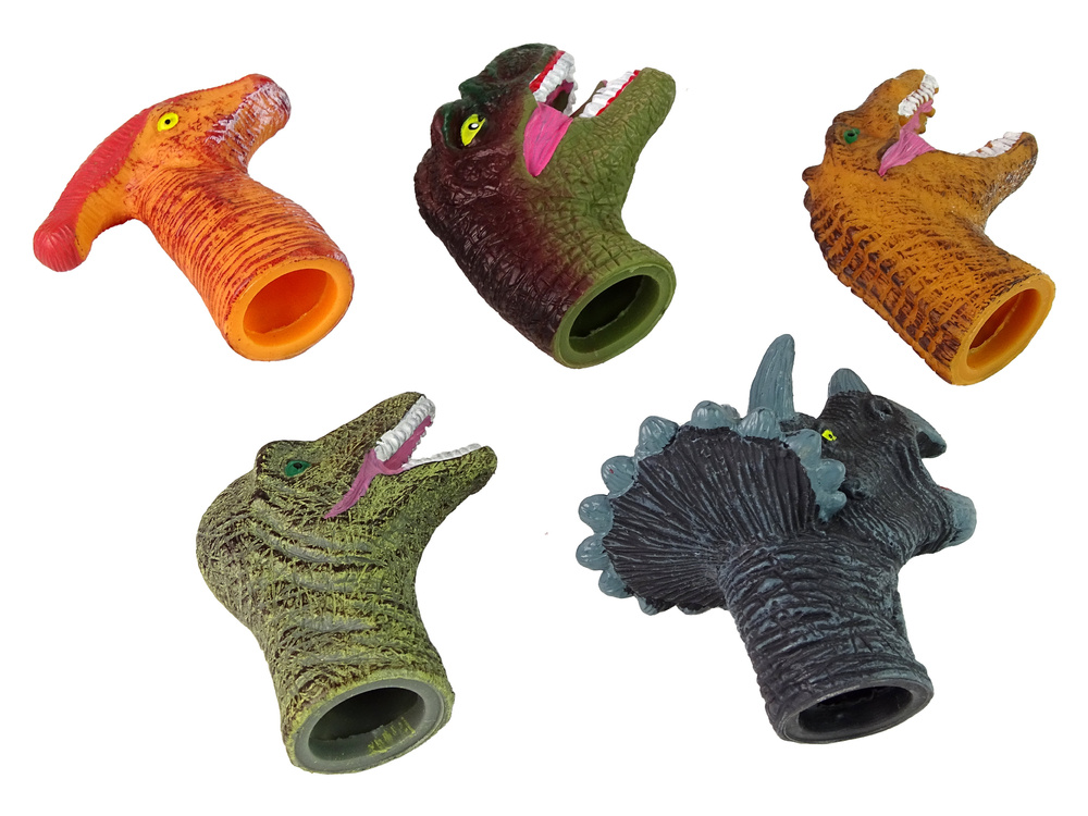 Pirštų lėlės dinozaurai lean toys