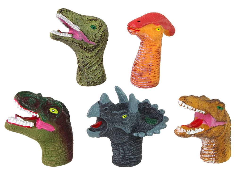 Pirštų lėlės dinozaurai lean toys