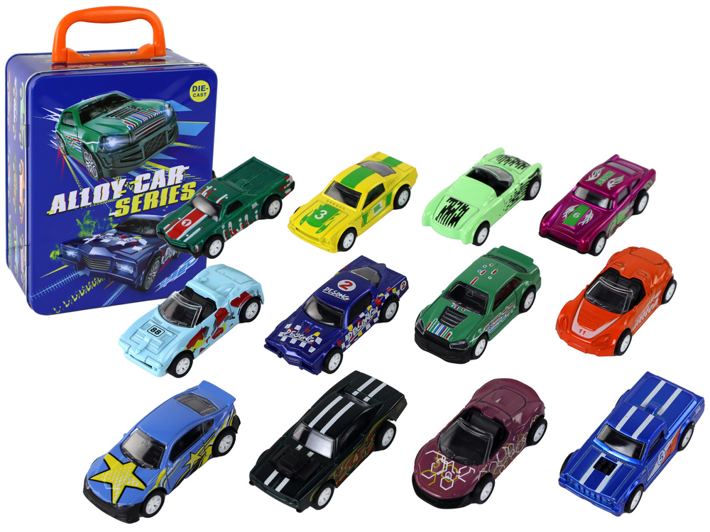 Žaislinių Transporto Priemonių Rinkinys Leantoys, 12 Vnt