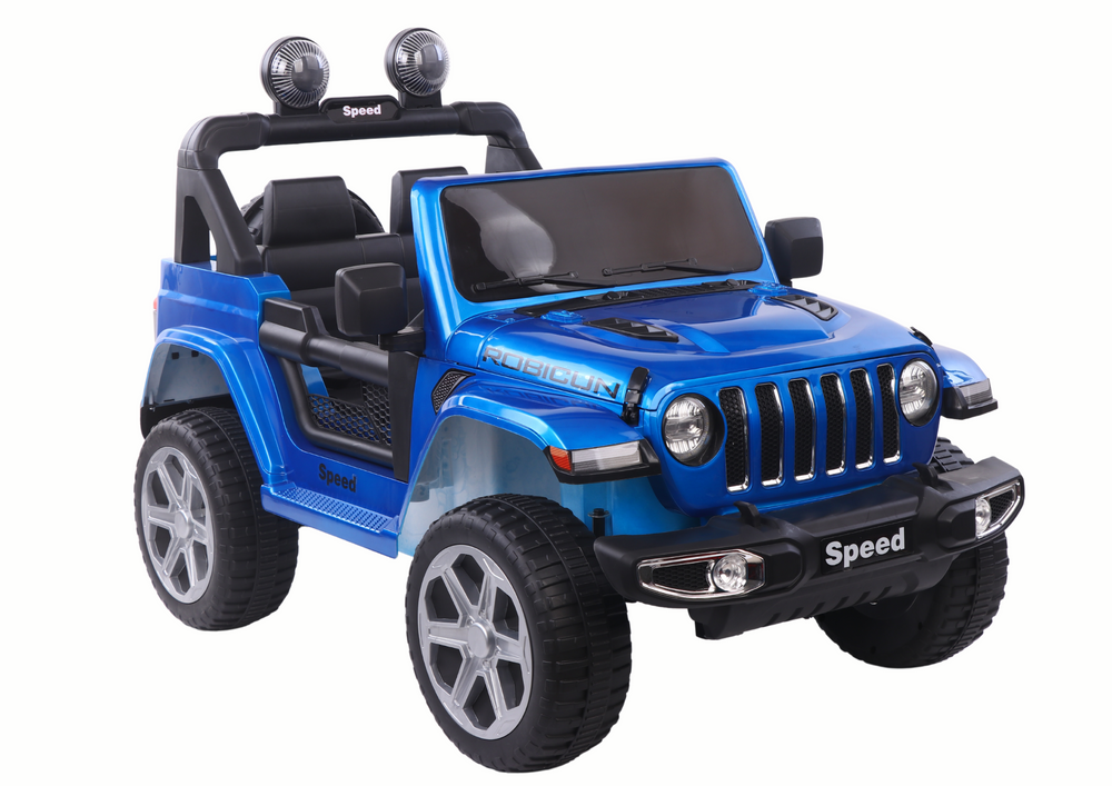 Vienvietis vaikiškas elektromobilis 4x4 leantoys ft-938, mėlynas
