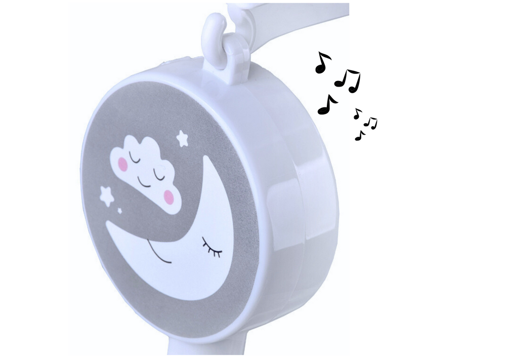 Muzikinė kūdikio karusėlė lean toys