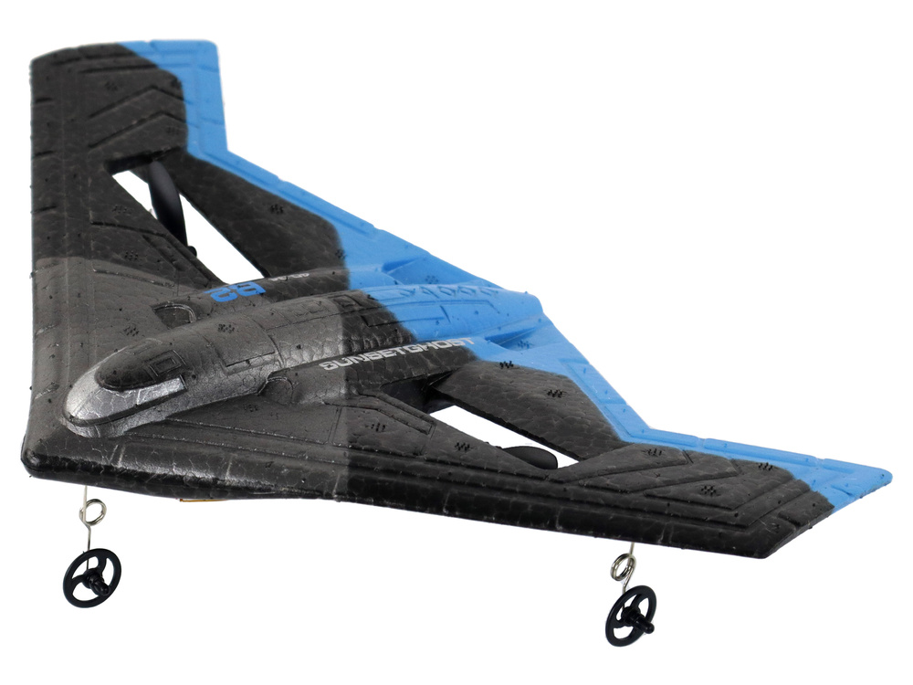 Nuotoliniu būdu valdomas lėktuvas 4d-g4 lean toys, mėlynas/juodas, 25x1x15 cm