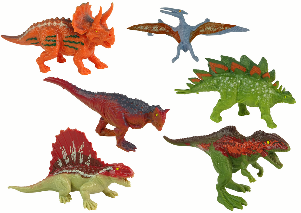 Dinozaurų rinkinys lean toys, 6 vnt.