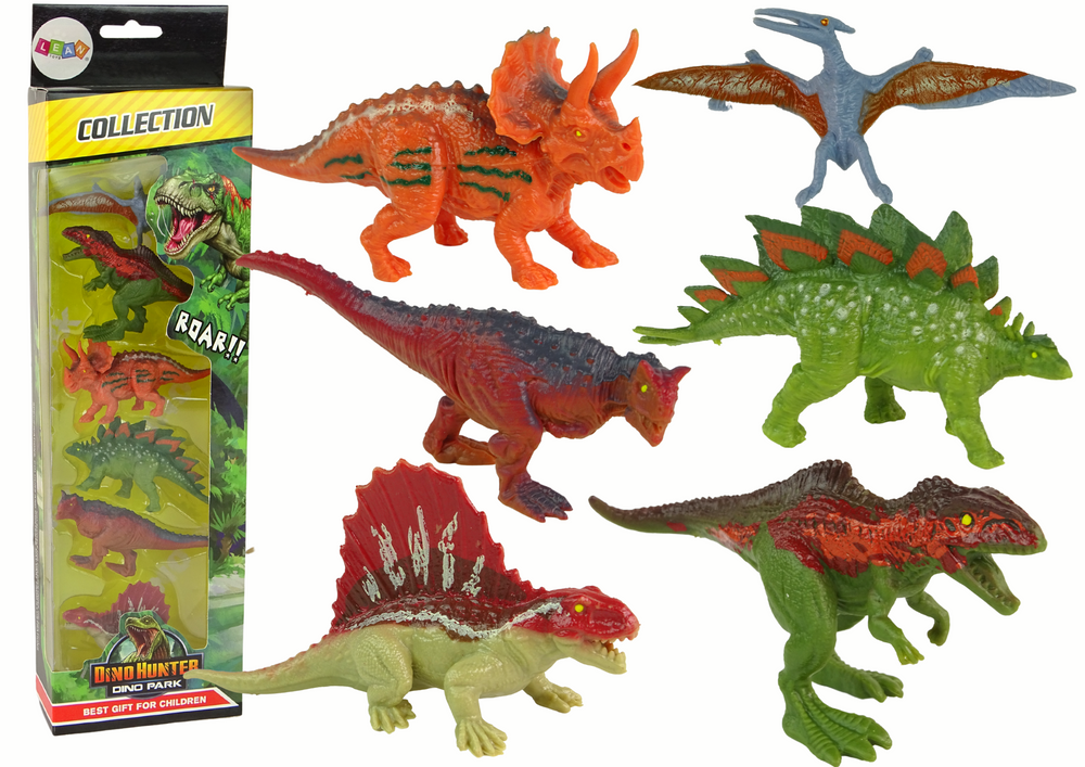 Dinozaurų rinkinys lean toys, 6 vnt.