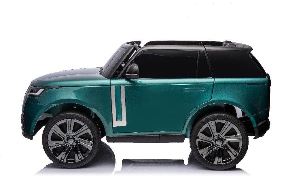 Dvivietis vaikiškas elektromobilis lean cars dk-rr998 range rover, žalias