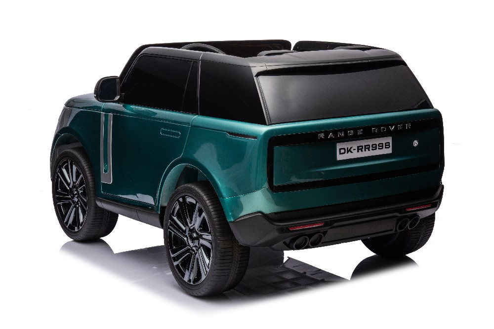 Dvivietis vaikiškas elektromobilis lean cars dk-rr998 range rover, žalias