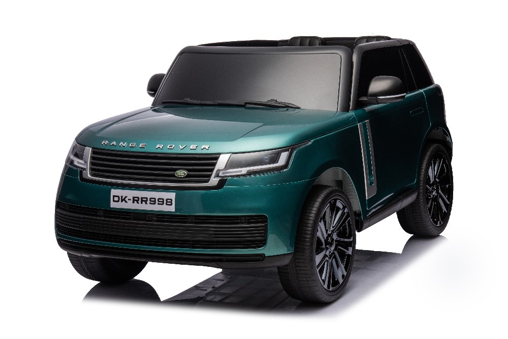Dvivietis vaikiškas elektromobilis lean cars dk-rr998 range rover, žalias