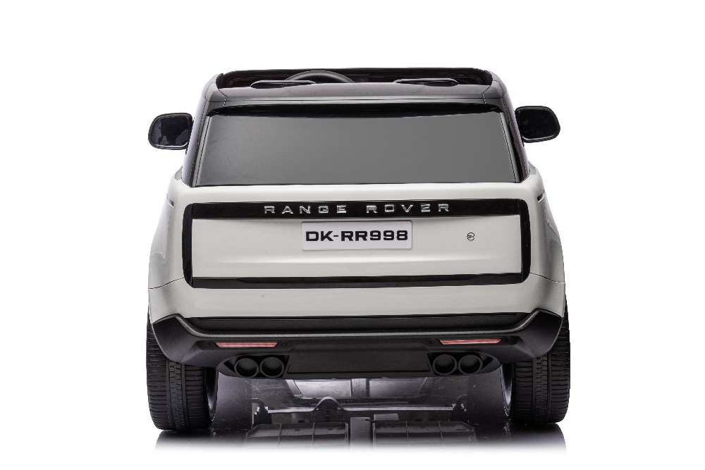 Dvivietis vaikiškas elektromobilis lean cars dk-rr998 range rover, baltas