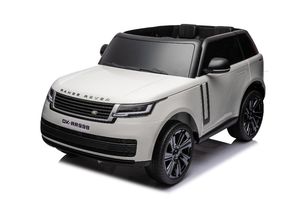 Dvivietis vaikiškas elektromobilis lean cars dk-rr998 range rover, baltas