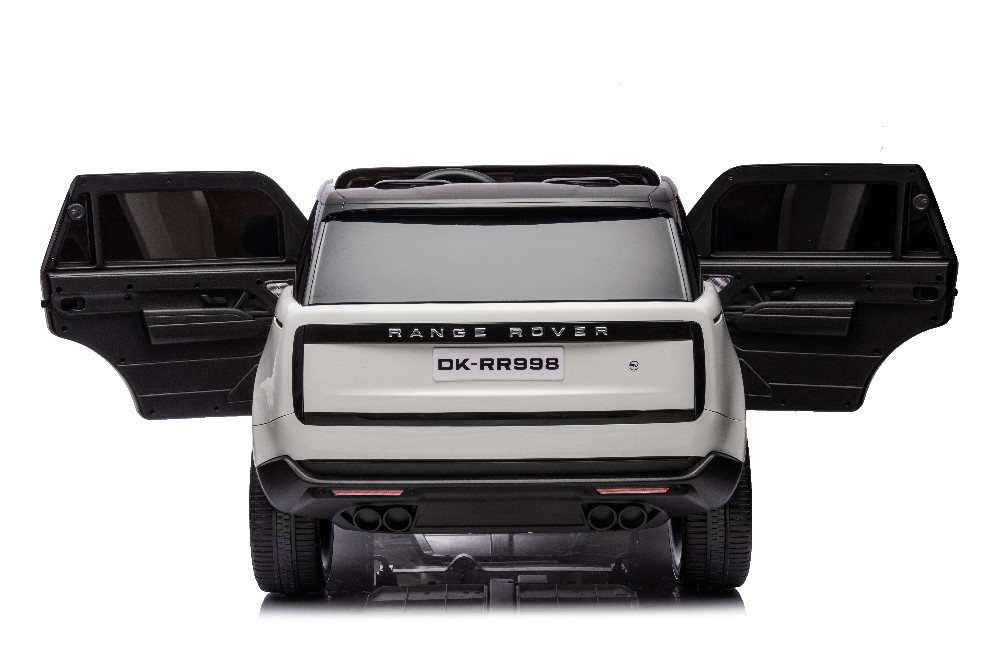 Dvivietis vaikiškas elektromobilis lean cars dk-rr998 range rover, baltas