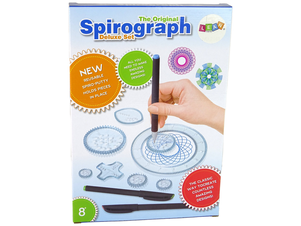 Edukacinis spirografo rinkinys Lean Toys 3