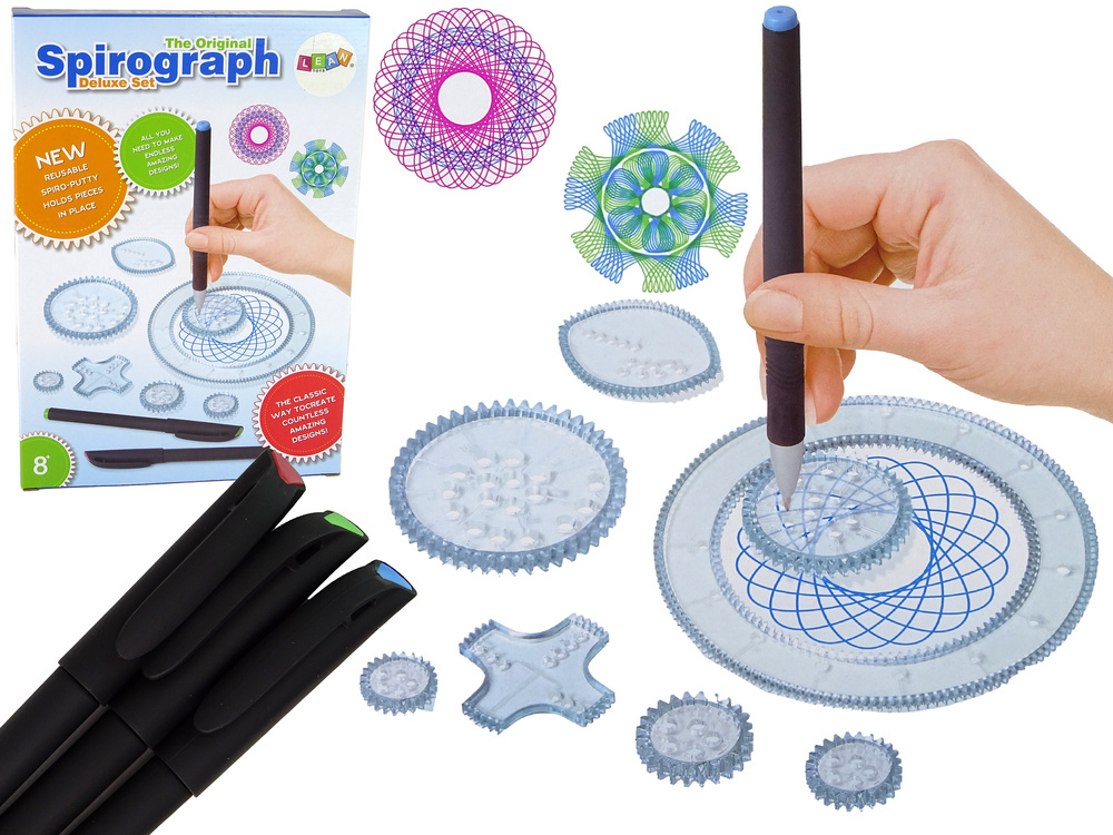 Edukacinis spirografo rinkinys lean toys
