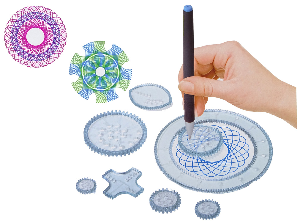 Edukacinis spirografo rinkinys Lean Toys 2