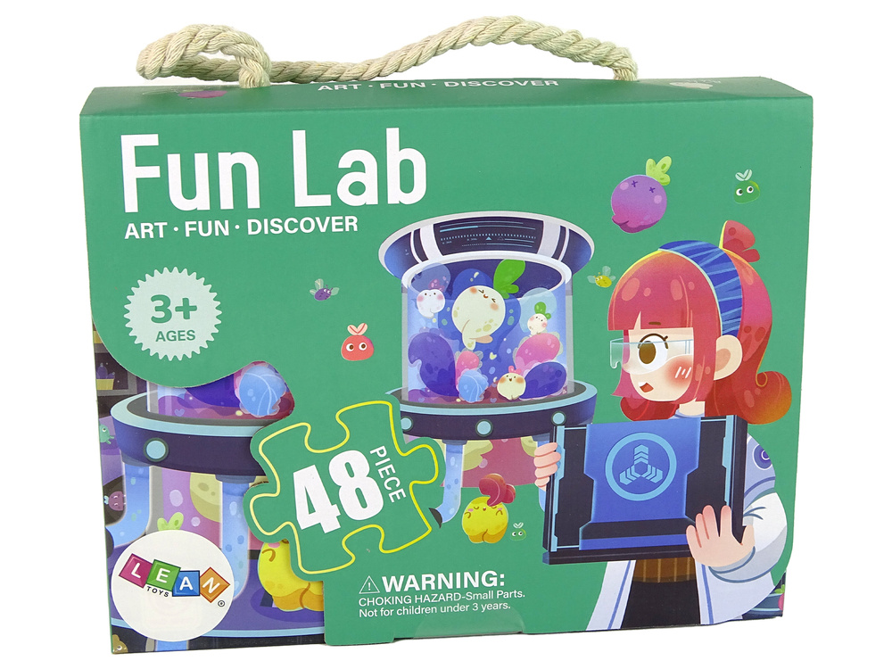 Dėlionė Lean Toys Labaratorija, 48 d.