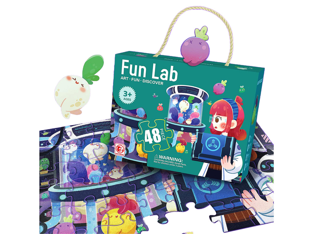 Dėlionė Lean Toys Labaratorija, 48 d.