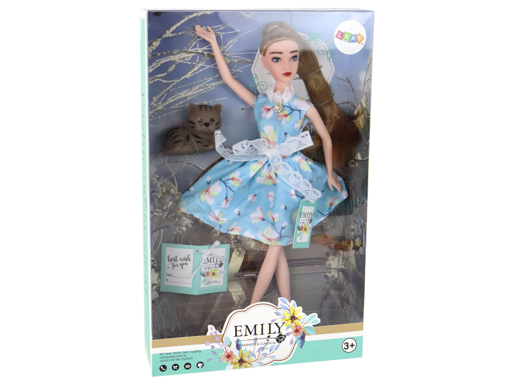 Lėlė su kačiuku emily spring