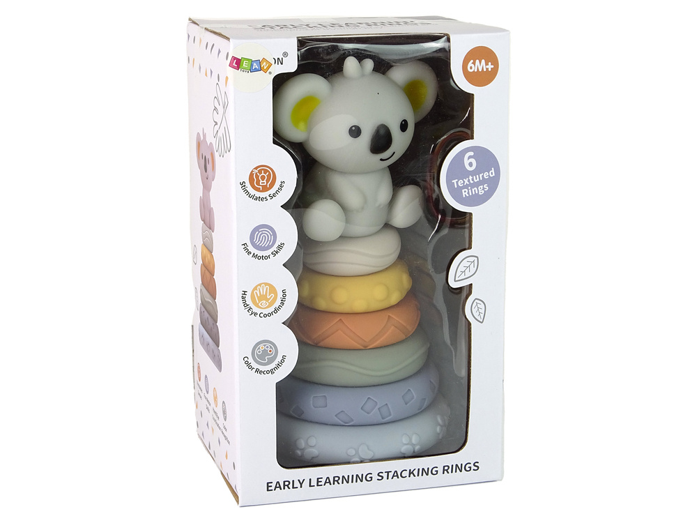 Piramidė koala lean toys
