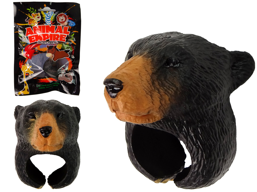 Žiedas ant rankos lean toys bear, rudas
