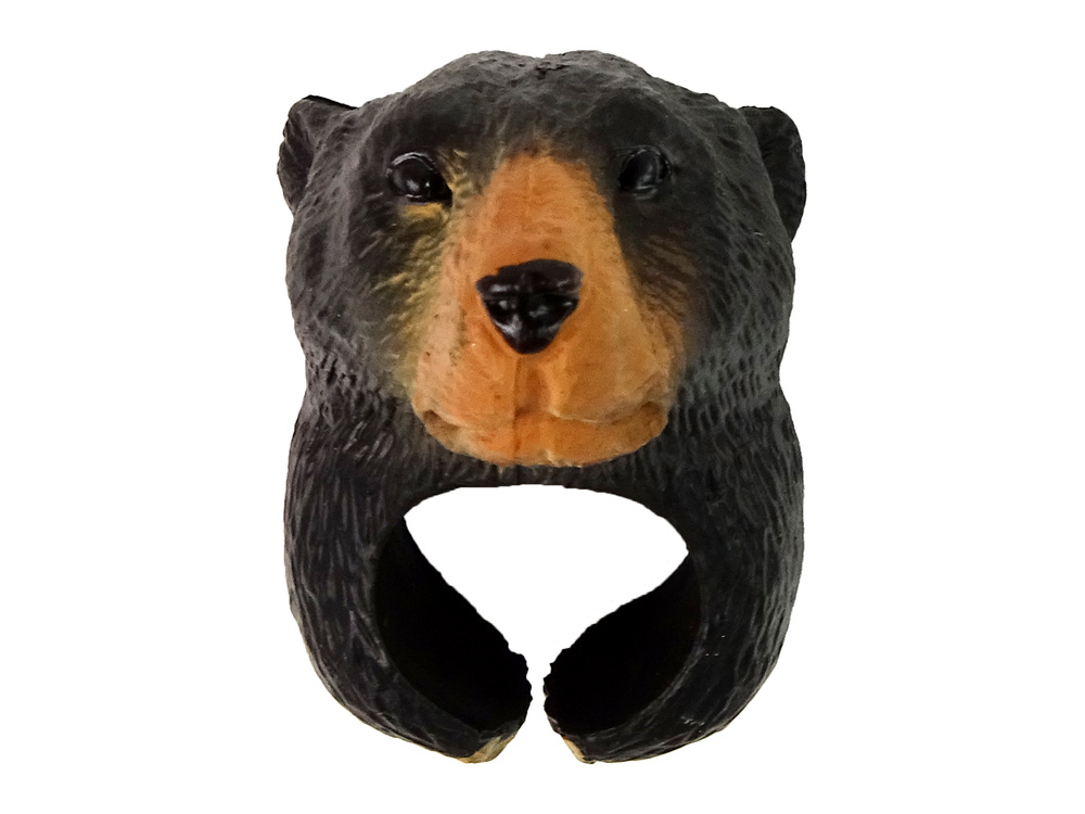 Žiedas ant rankos lean toys bear, rudas