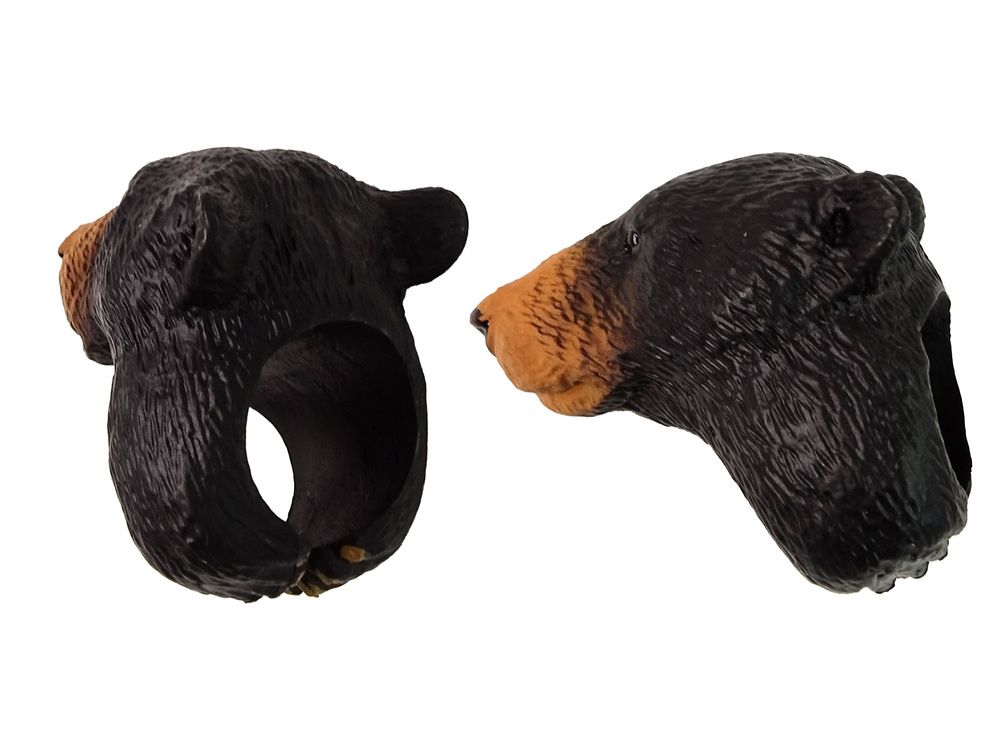 Žiedas ant rankos lean toys bear, rudas