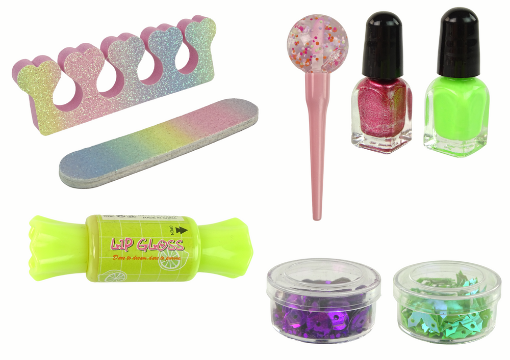 Vaikiškas pedikiūro rinkinys lean toys, 9 d.