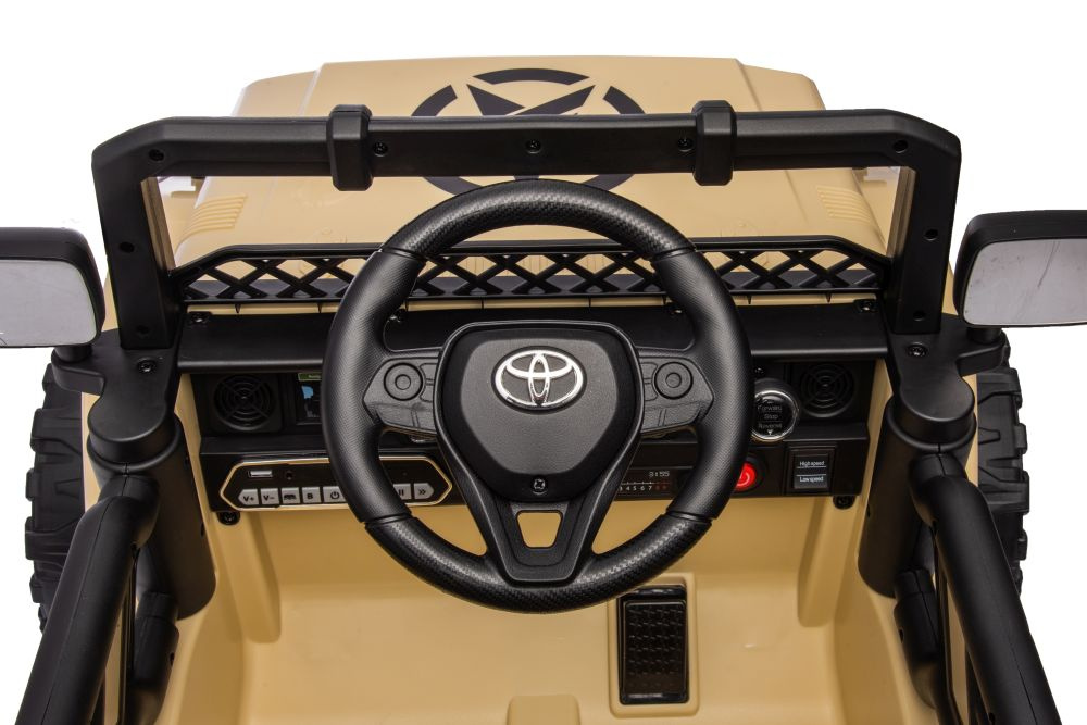 Dvivietis elektromobilis vaikams lean toys toyota fj khaki