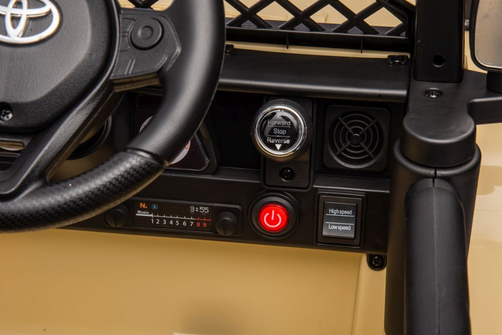 Dvivietis elektromobilis vaikams lean toys toyota fj khaki