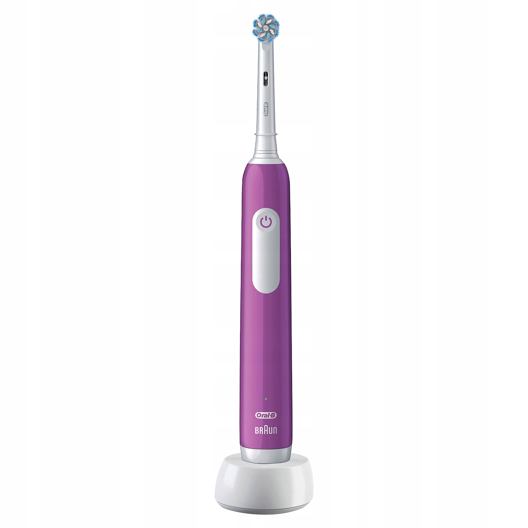 "Oral-b Junior Pro Violet" dantų šepetėlis + 4x EB-10A Color pakaitinis antgalis