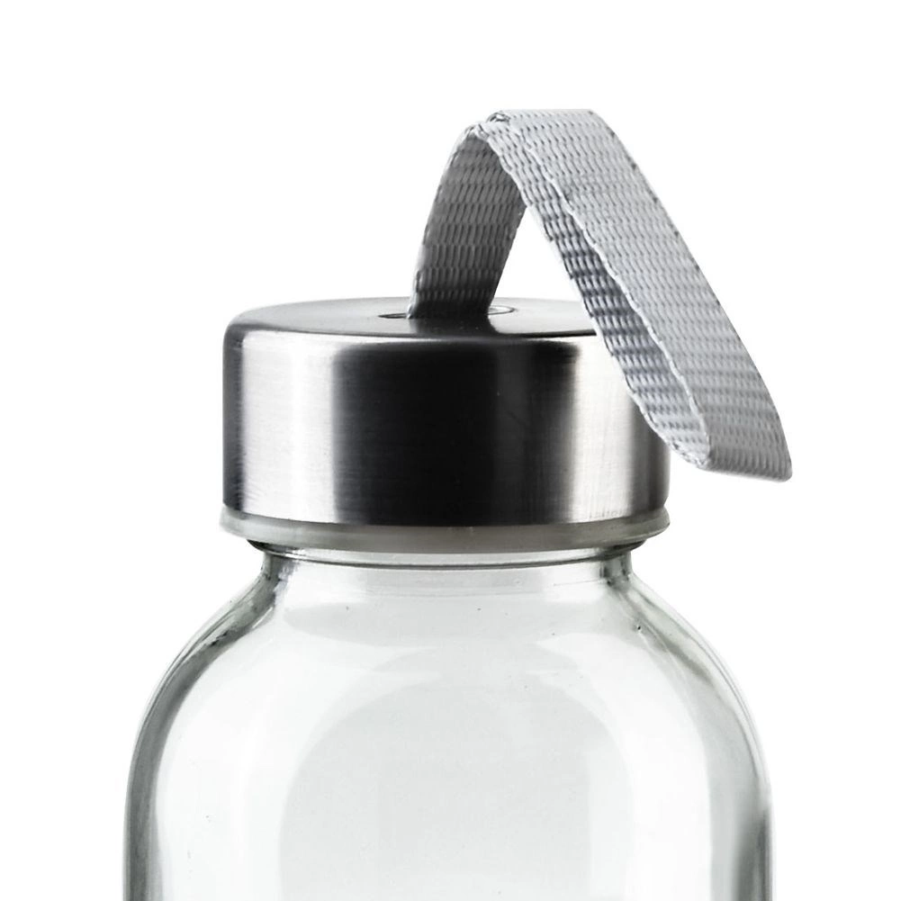 Stiklinis butelis su neopreno dėklu 490 ml