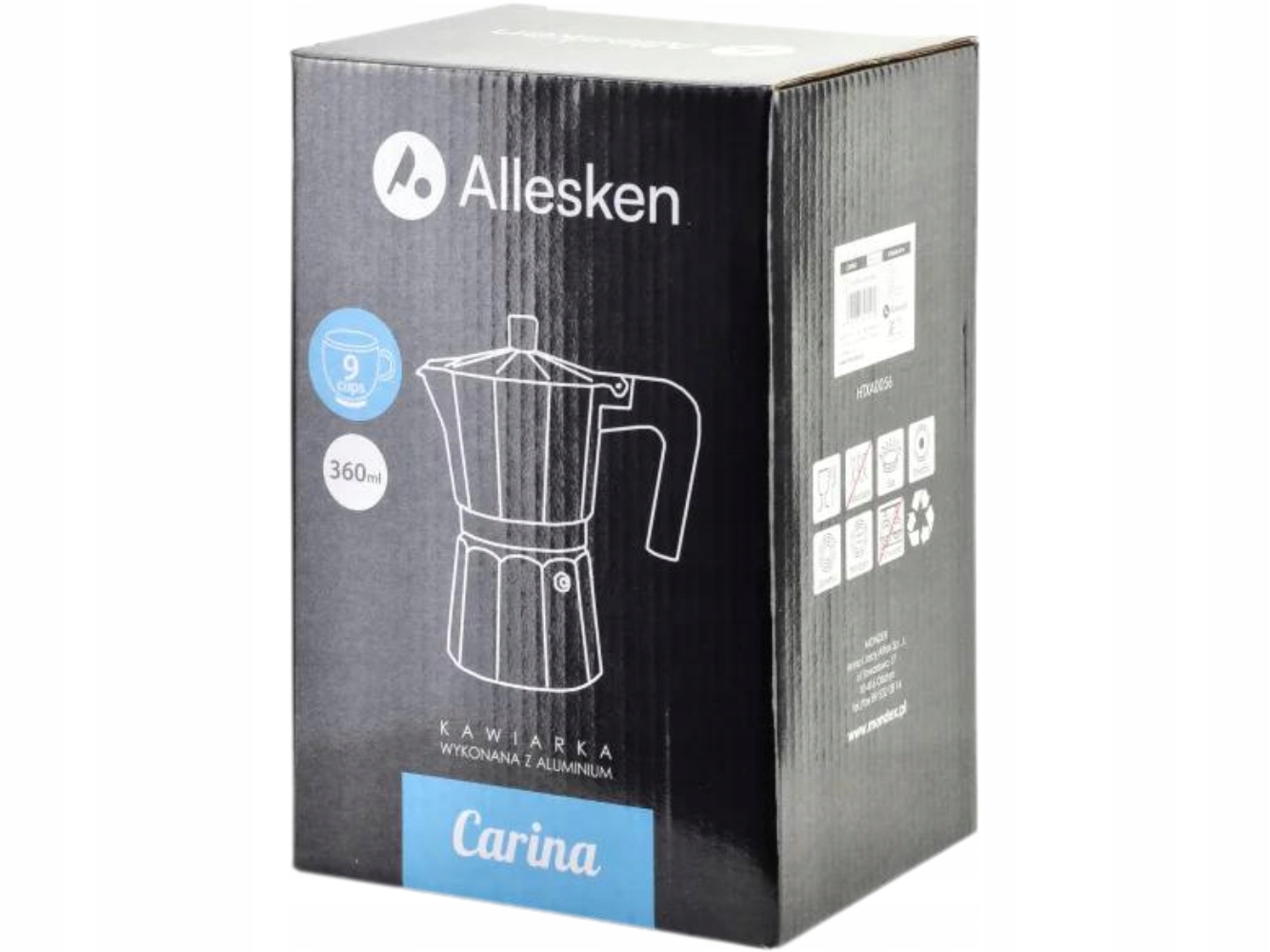 Carina kavos puodelis 360ml 13x15,4x22,8