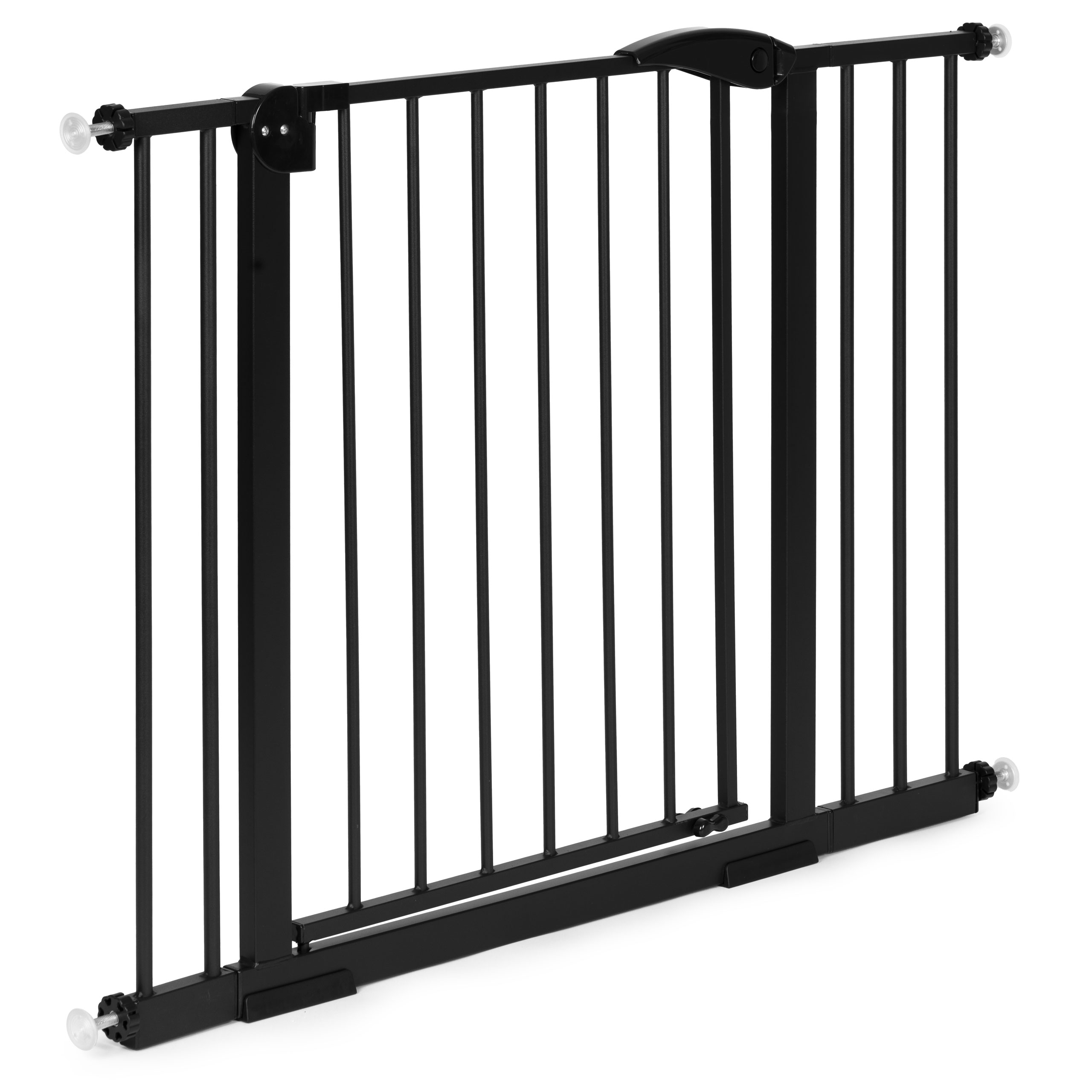 Apsauginė tvorelė, 74-105 cm, laiptams, durims, juoda, ECOTOYS