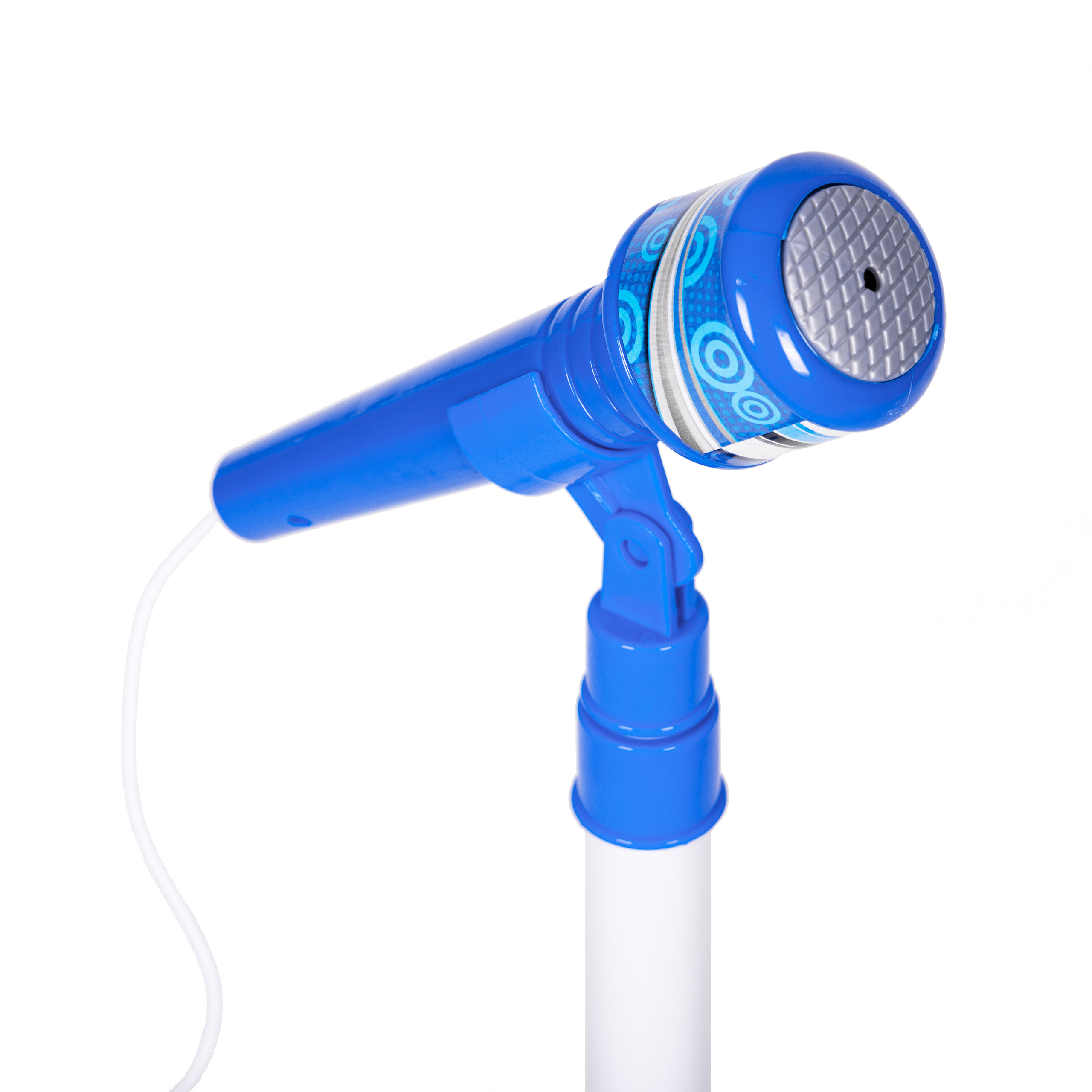 Elektrinė gitara ir mikrofonas su standu