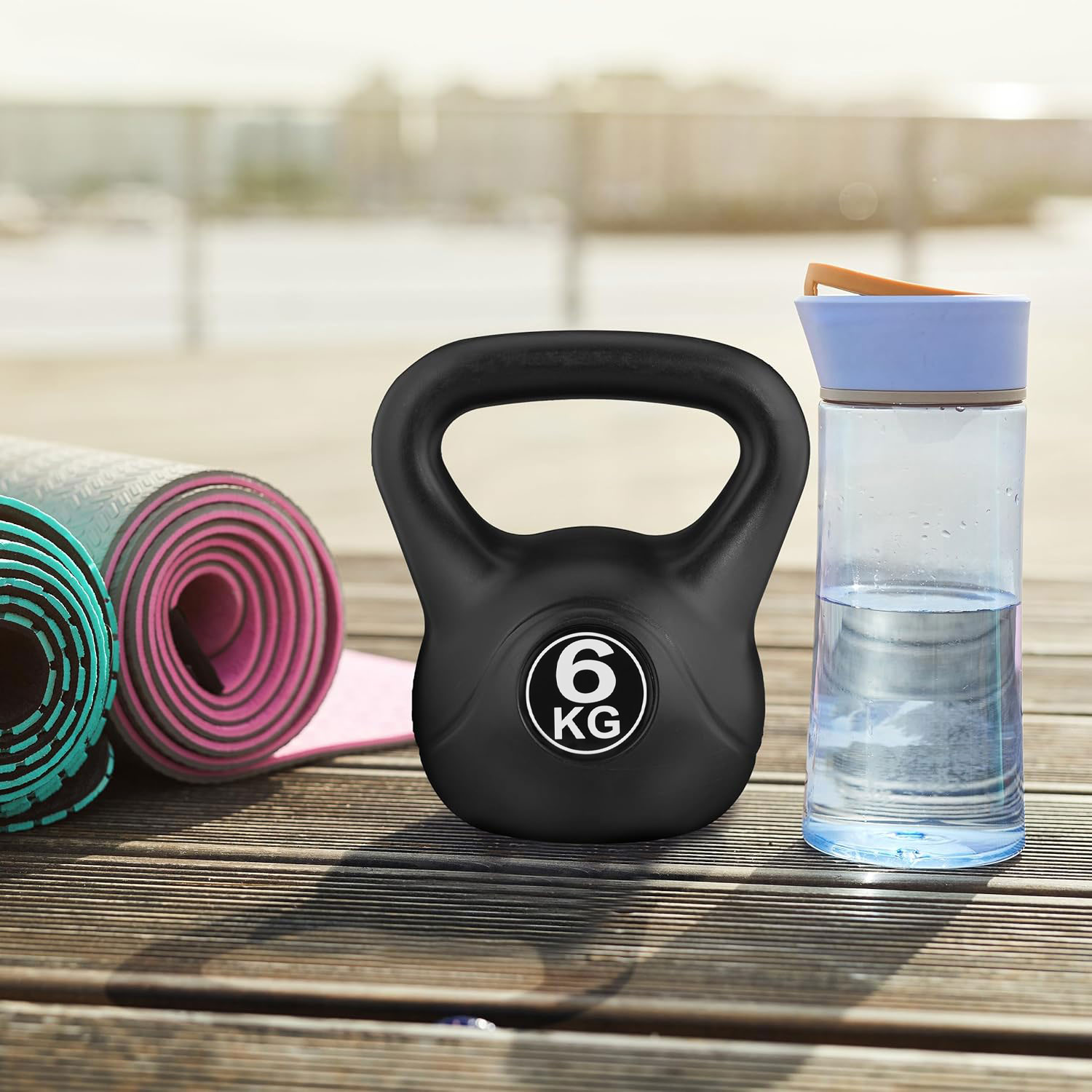 Kettlebell 6 kg, treniruoklis, hantelis, svarmuo, ModernHome