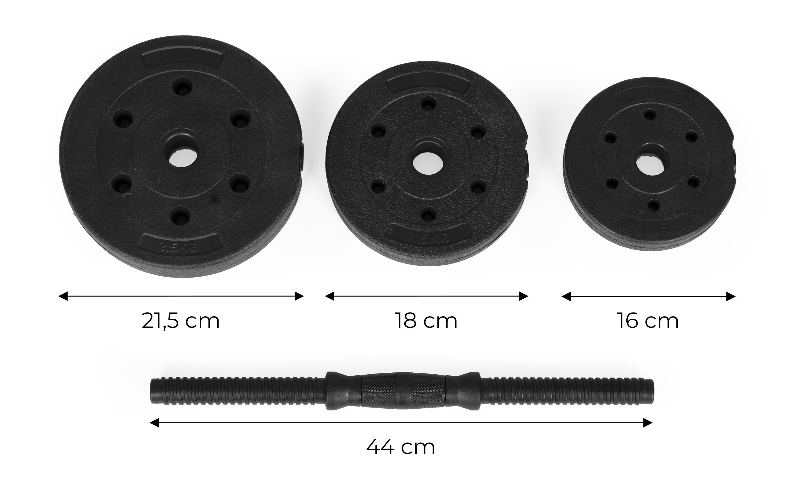 Reguliuojami hanteliai 2x10 kg