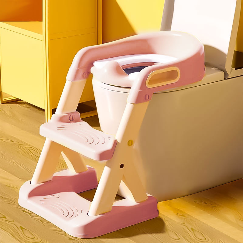 Vaikiška tualeto dangtis su laipteliais ECOTOYS
