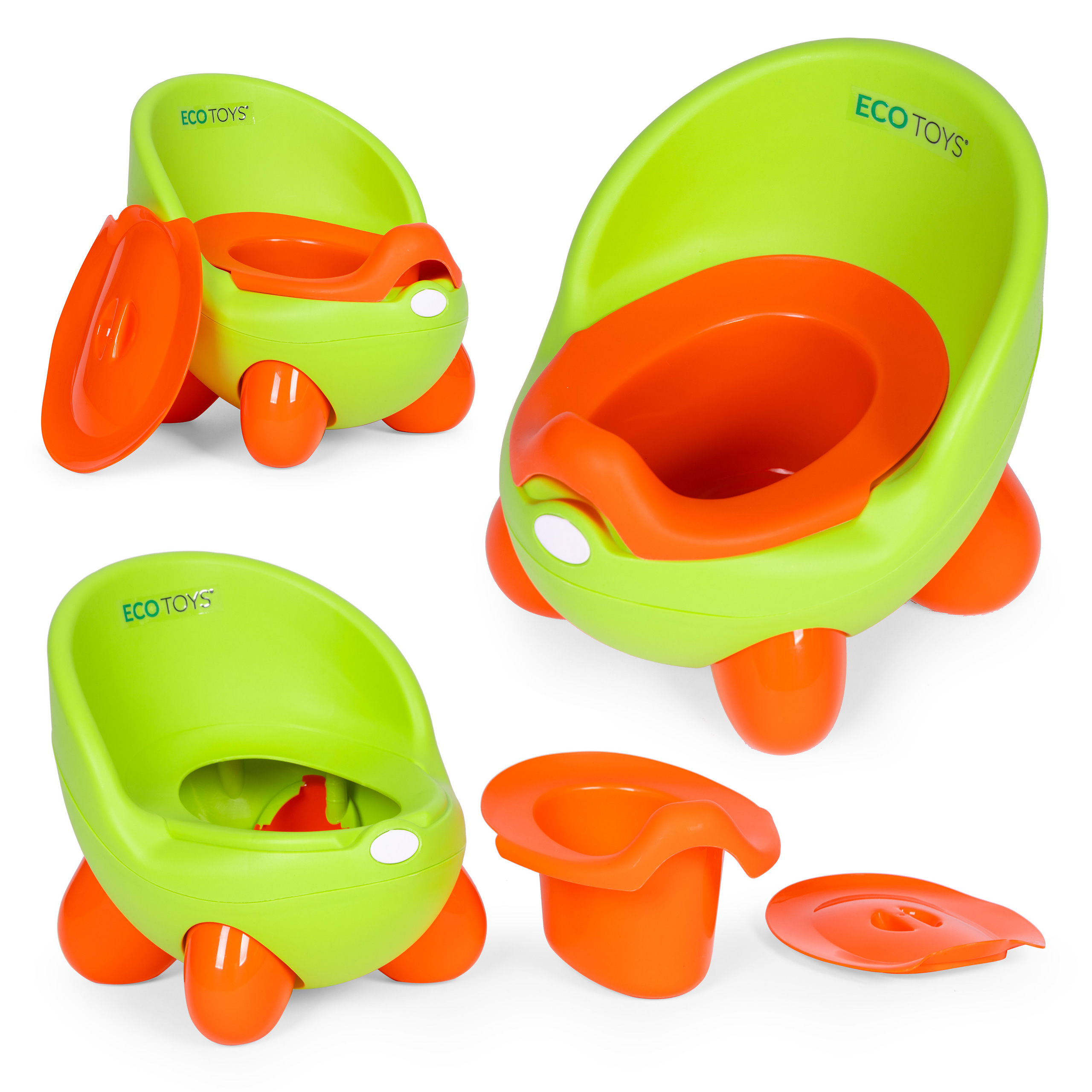 Naktipuodis, neslystantis, žalias, ECOTOYS
