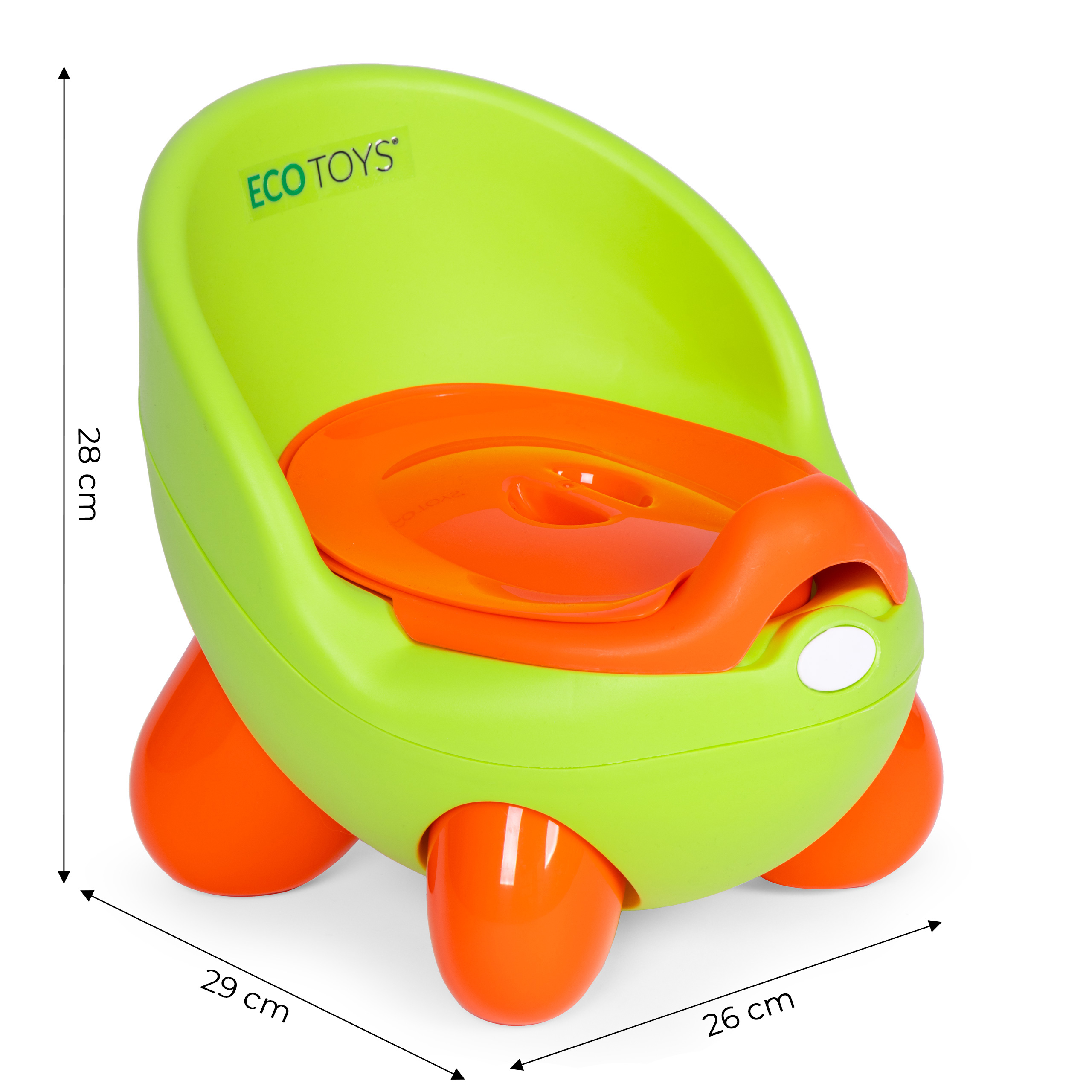 Naktipuodis, neslystantis, žalias, ECOTOYS