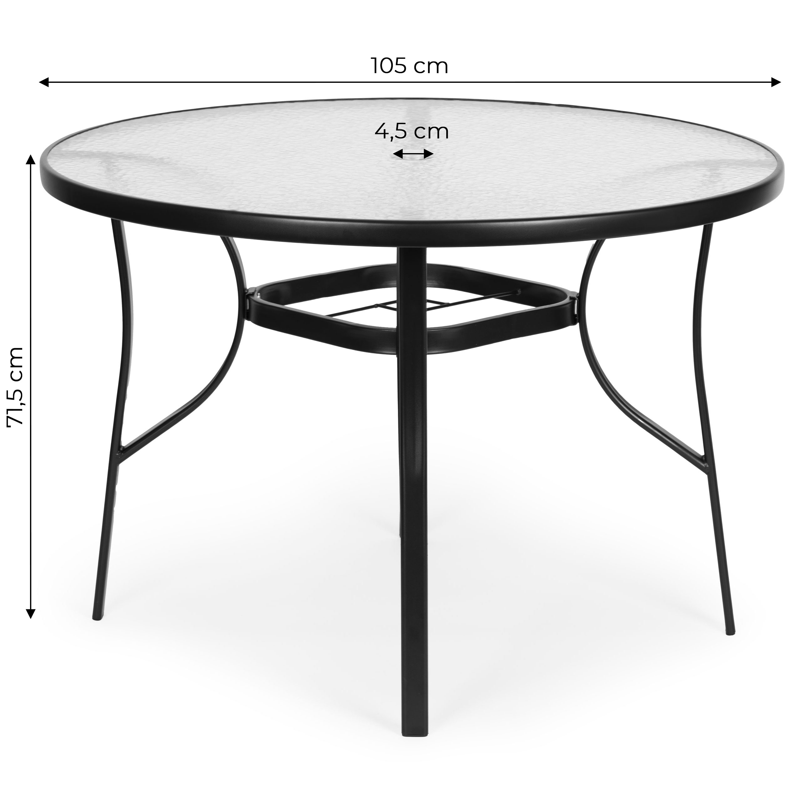 Apvalus sodo stalas 80 cm „MultiGarden