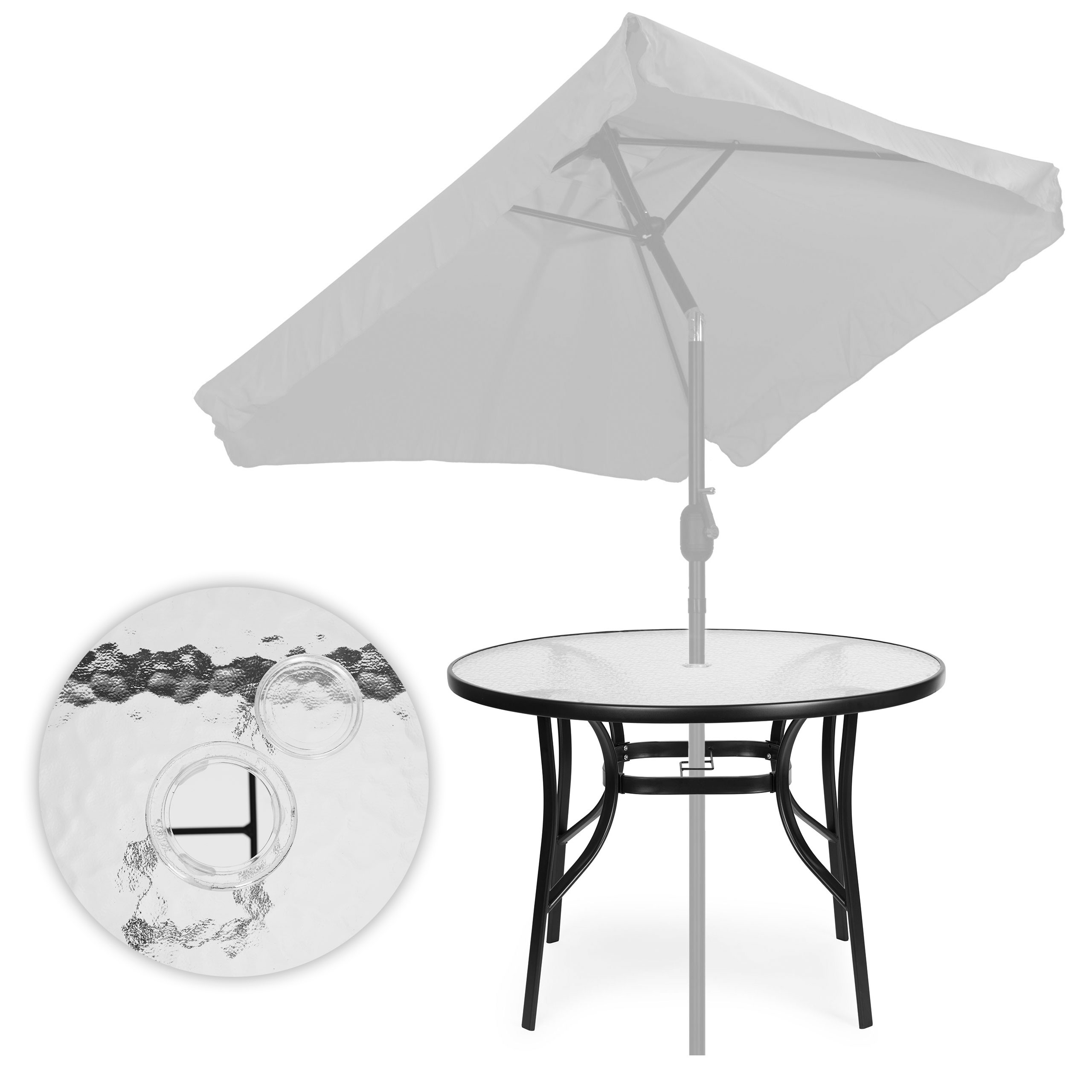 Apvalus sodo stalas 80 cm „MultiGarden