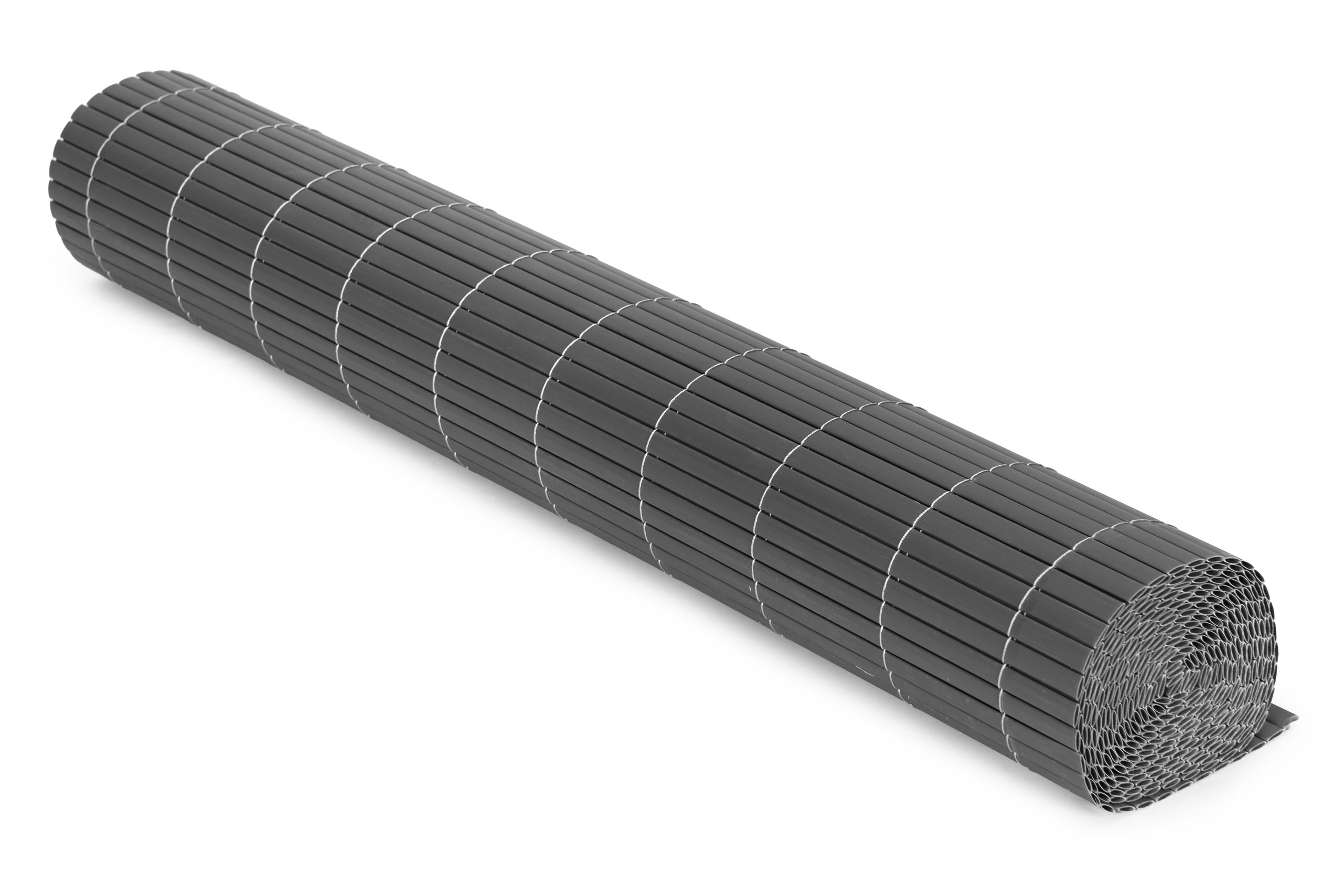 Dvipusė bambukinė danga 100x500 cm balkonui, terasai ir tvorai antracito spalvos