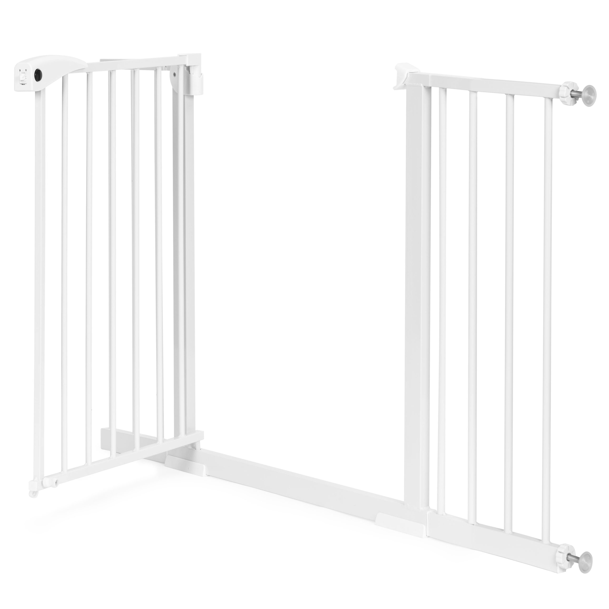 Saugos varteliai sg-012-w-132, 74-132 cm, plieniniai, balti