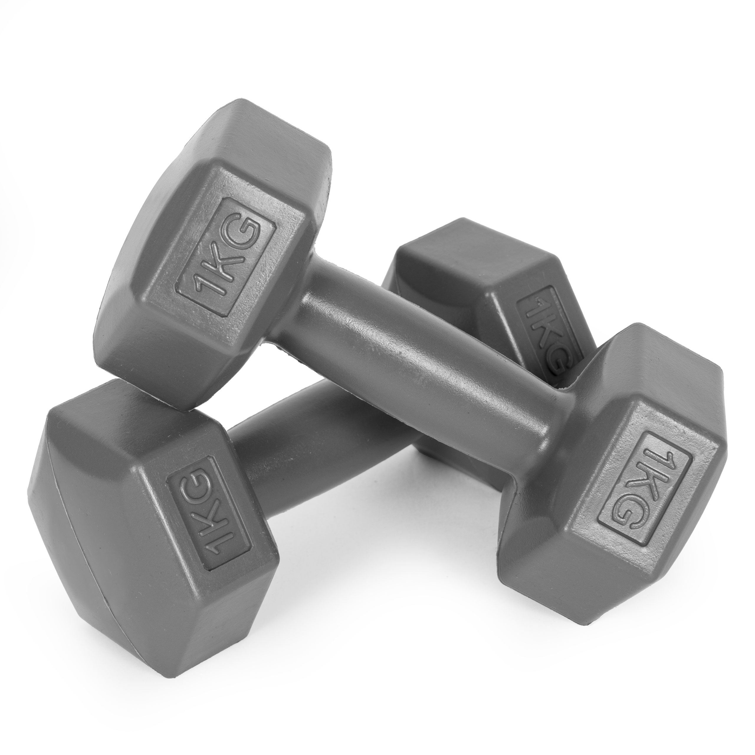 Šešiakampiai hantelia 2x1 kg  modernhome